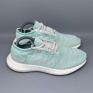 Adidas PureBoost Go Parley Clear Mint Green Running Shoes B75827 Women’s Sz 10.5